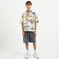 Gulliver Relaxed Fit Short Sleeve T-Shirt with Original Graphic for Boy Junior-Decoupage