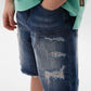 Gulliver Blue Denim shorts for Boy