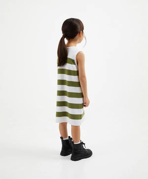 Gulliver Striped Sleeveless Knitted Dress for Girl Mini-Ecuador