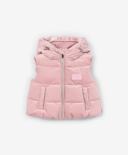 Gulliver Puffer vest Pink for Girls Baby-Carousel