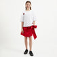 Gulliver White Short Sleeve T-shirt for Girl Party-Art Object