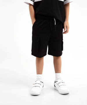 Gulliver Black Knit Shorts for Boy Mini-Lighthouse