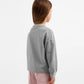 Gulliver Gray Long Sleeve T-Shirt with Decorative Accents for Girls