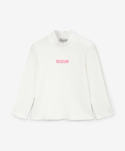 Gulliver Turtleneck Milky color for Girls-Carousel