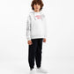 GulliverWhite Hoodie with Prints for Boy Junior-Transit