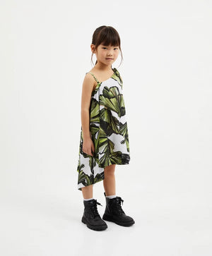 Gulliver Multicolor Asymmetrical Dress with Print for Girl Mini-Ecuador