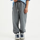 Gulliver Gray French Terry Jogger Pants for Boy Mini-Pixels