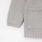 Gulliver Knitted Gray Cardigan for Baby Girls
