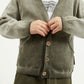 Gulliver Khaki Cardigan with Uneven Dye Effect for Boy Mini-Expedition