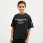 Gulliver Gray Short Sleeve T-shirts for Boy Junior-Matrix