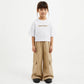Gulliver Cropped Oversized White Short Sleeve T-Shirt for Girl Mini-Ecuador