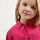 Gulliver Pink Short Sleeve Soft Cotton Shirt for Girl Mini-Smoothie