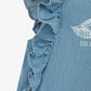 Gulliver Light Blue Short Sleeve Dress for Girls - Baby