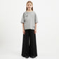 Gulliver Gray Oversized Mercerized Interlock T-Shirt Girl Junior-Arboretum