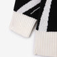 Gulliver Black & White Knitted Sweater with Oversized Collar