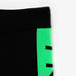 Gulliver Black Knitted Trousers with Green Side Stripes