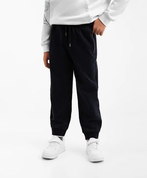 Gulliver Blue Knit Jogger Pants with Elastic Waist for Boy Junior-Transit
