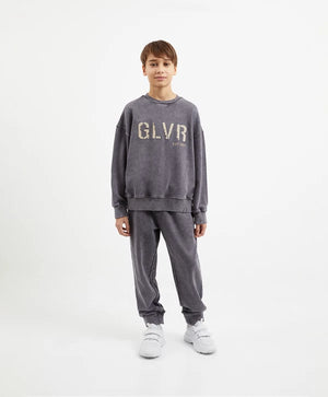 Gulliver Graphite Relaxed Fit Sweatshirt with Destroy Effectfor Boy Junior-Decoupage