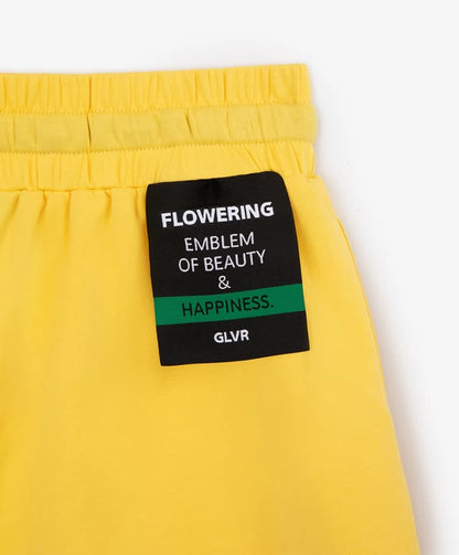 Gulliver Yellow Knit Shorts for Girls