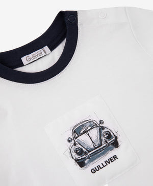 Gulliver Gray Long Sleeve T-shirt for Boy Baby-Highway