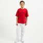 Gulliver Red Short Sleeve T-shirt for Boy Party-Art Object