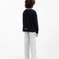 Gulliver Blue Long Sleeve Top with Drawstring Hem for Boy Junior-Transit