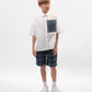 Gulliver White Short sleeve shirt for Boy