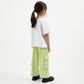 Gulliver Light Green Linen Cargo Pants for Girl Mini-Ecuador