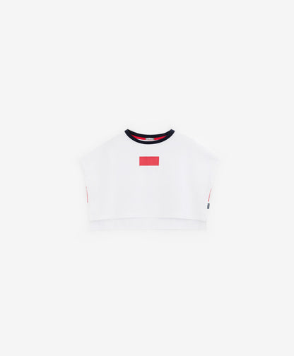 Gulliver White Tank top for Girl