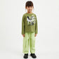 Gullliver Loose-Fit Long Sleeve T-shirt Green for Girl Mini-Ecuador