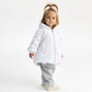 Gulliver Demi-season coat White for Girls Baby-Snow Leopard