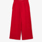 GulliverRed Palazzo Pants in Fleece with Elastic Waist for Girl Junior-Hot Heart