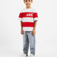 Gulliver White,Red Short Sleeve T-shirt for Boy Mini-Lighthouse
