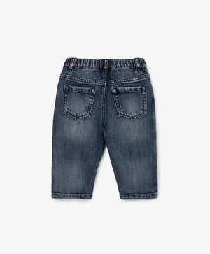 Gulliver Straight-Leg Blue Jeans with Elastic Waist for Boy Baby-Africa