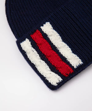Gulliver Navy Knitted Beanie Hat for Girls