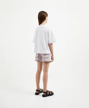 Gulliver Pink High Waist Mini Denim Shorts with Contrast Wash for Girl Junior-Ballet