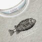 Gulliver Two-tone boys' long sleeve top with a layered-look print