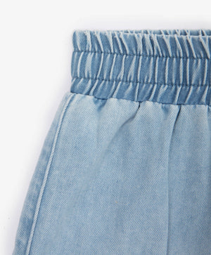 Gulliver Light blue Denim shorts for Girl