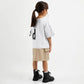 Gulliver Short Sleeve Dress White for Girl Mini-Ecuador