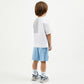 Gulliver White Short Sleeve T-Shirt with Print for Boy Mini-Pixels