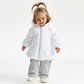 Gulliver Demi-season coat White for Girls Baby-Snow Leopard