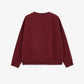 Gulliver Burgundy Oversized Sweatshirt with Decorative Distressing for Boys