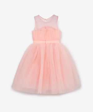 Gulliver Elegant Dress Pink for Girls- Base