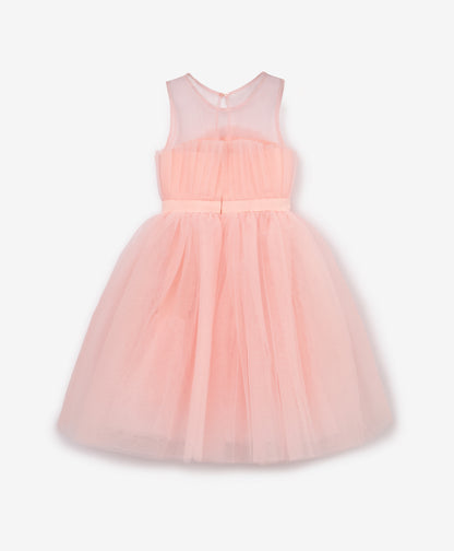 Gulliver Elegant Dress Pink for Girls- Base
