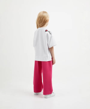 Gulliver White Short Sleeve T-shirt for Girl Mini-Smoothie