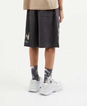 Gulliver Graphite Knit Shorts with Elastic Waist for Boy Junior-Decoupage