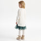 Gulliver Dress Milky color for Girls Mini-Polar Owl