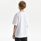 Gulliver Boys White Mercerized Cotton Short-Sleeve T-Shirt -Rose Quartz