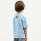 Gulliver Short Sleeve T-shirt Light Blue  for Boy Mini -Pixels