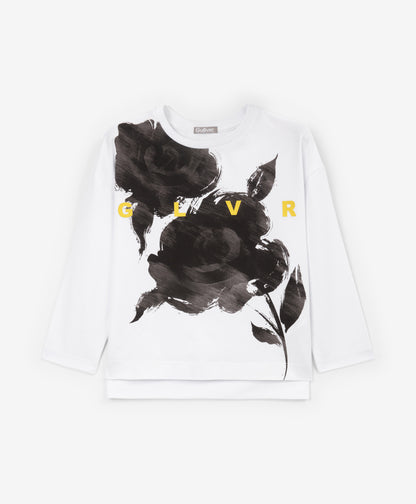 Gulliver Long sleeve t-shirt White for Girls Mini - Baccara